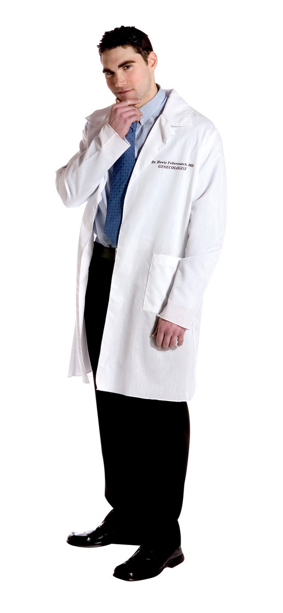 Lab Coat Doctor Howie Feltersnatch Adult Costume Rasta Imposta | eBay
