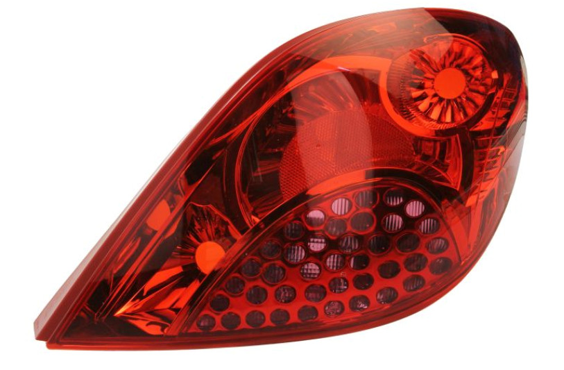 Feu arriere droit Peugeot 207 hayon avec optique anti-ternissement et haute visibilite
