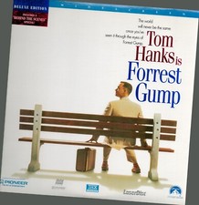 Forrest Gump Laserdisc LD Tom Hanks Deluxe Widescreen 2 Disc Set Laser Disc