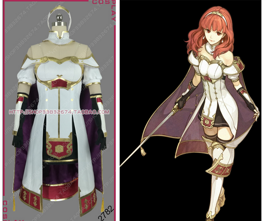 Custom Made Fire Emblem Heroes Celica Cosplay Costume Outfit Buy