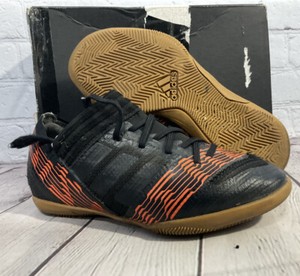 Adidas Junior Nemeziz Tango 17.3 Indoor Soccer Shoes Size 12.5K Black  Orange | eBay