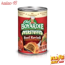 Chef Boyardee Overstuffed Beef Ravioli, 15 oz, 12 Pack