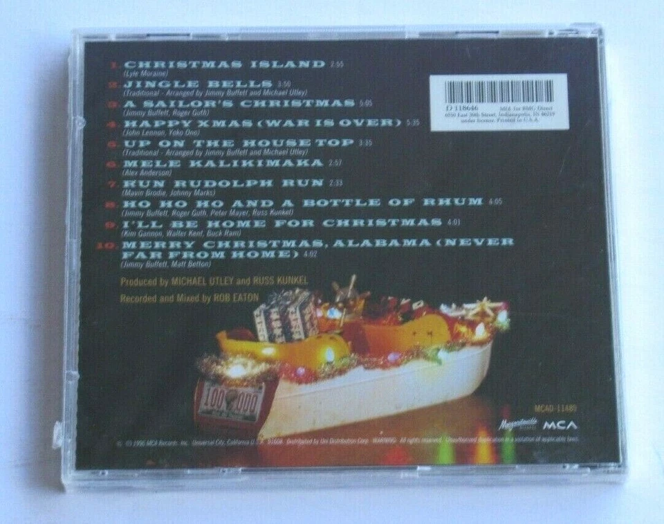 HOLIDAY JIMMY BUFFETT CHRISTMAS ISLAND CD BRAND NEW AND FACTORY SEALED 1996 Foto 2 de 2