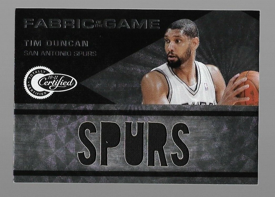 2010 11 Panini Totally Certified Tim Duncan Jersey 43 299