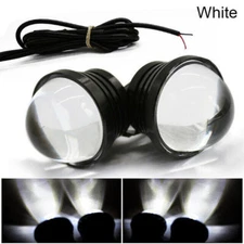 2X Eagle Eye Fish DRL Strobe Flashing Led Bulbs Fog Lamp Daytime Running Lights