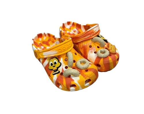Crocs Size 5c 5 Toddler Honey Nut Cheerios Classic Clog Summer Sandals Charms - Bild 4 von 19