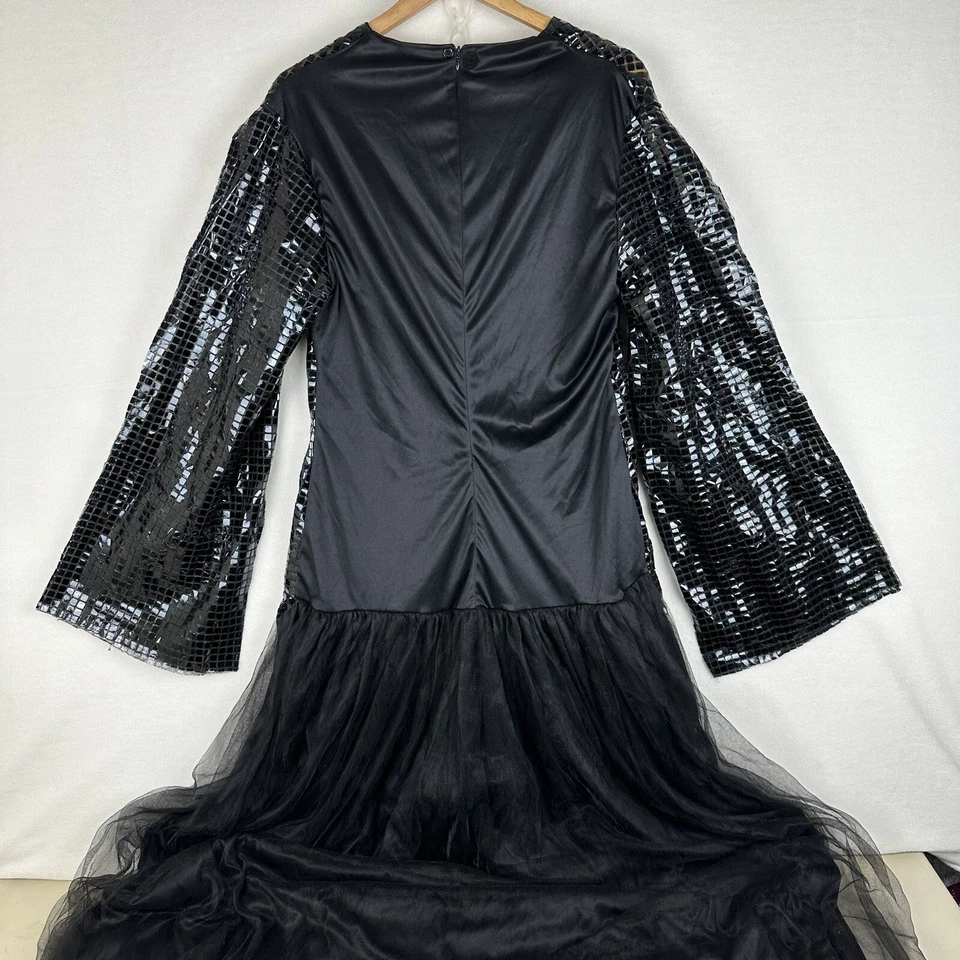 Large Snow White and the Huntsman Adult Costume Dress Black Sequin Rubies - Image 2 of 4