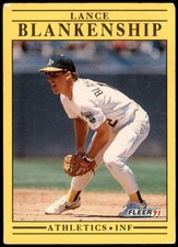 Lance Blankenship #3b 1991 Fleer Jumbo Pack version