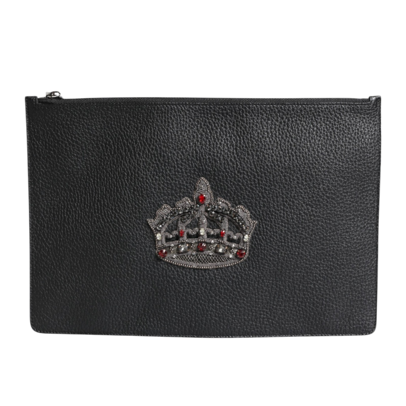 Сумка DOLCE - GABBANA черный клатч из телячьей кожи украшенный короной сумка Borse 1050 долларов США 102590₽