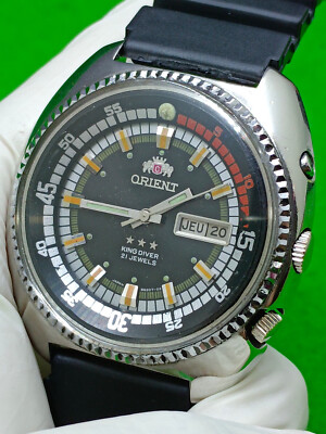 vintage Orient KING DIVER Watch Automatic Day / Date Indicator | eBay