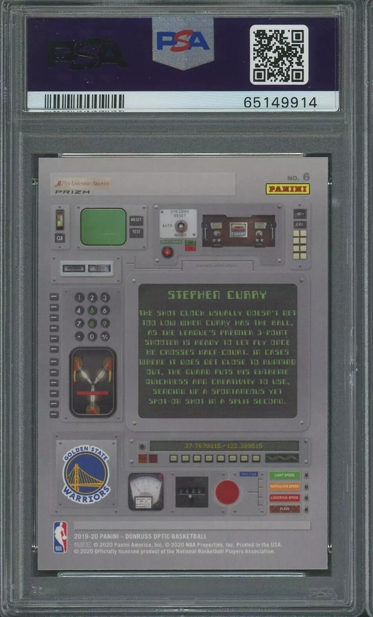 その他 2019 Optic NBA Stephen Curry PSA 10 2019 Panini Donruss Optic Fantasy Stars Holo Prizm Stephen