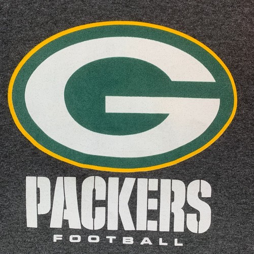 NFL Team Apparel Green Bay Packers Grau Football Pullover Hoodie Herren Gr. XL - Bild 3 von 15