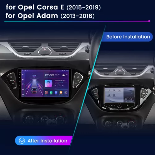 CarPlay Android 13 Car Stereo Radio GPS Navi For Vauxhall Opel Adam CorsaE 15-19 - Picture 2 of 20