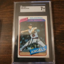Topps Nolan Ryan Baseball Original Grade 7.5 Sports Trading Topps Nolan Ryan Baseball Original Grade 7.5 Sports Trading