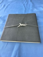 Gray Soft Leather Journal Lined Paper