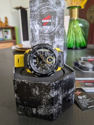 Casio G-Shock Watch GA-2000-1A9ER Mens Carbon Guard Wie Neu! Like New!