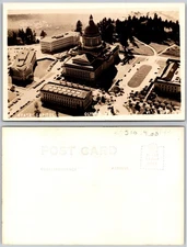 RPPC State Capitol Olympia WA Aerial Photo Postcard