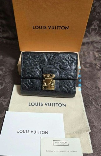 Louis Vuitton Portefeuille Metis Wallet 11x9cm Monogram Noir Used Box Pouch