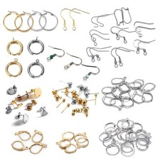 10/20/50pcs Silver Stainless Steel Small Huggie Hoop Earrings for Women Girl Set