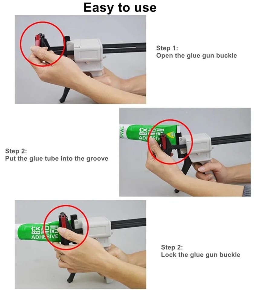 Toothpaste Tube Squeezing Machine Dispenser - 704 Silicone Manual Glue ...