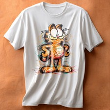 Vintage Garfield Scetched 001 Adult/Childrens t shirts/t-shirt