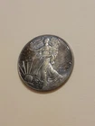1 Oz Fine Silver Round - Silver Eagle Liberty - 2017 - .999 Fine - Tarnished
