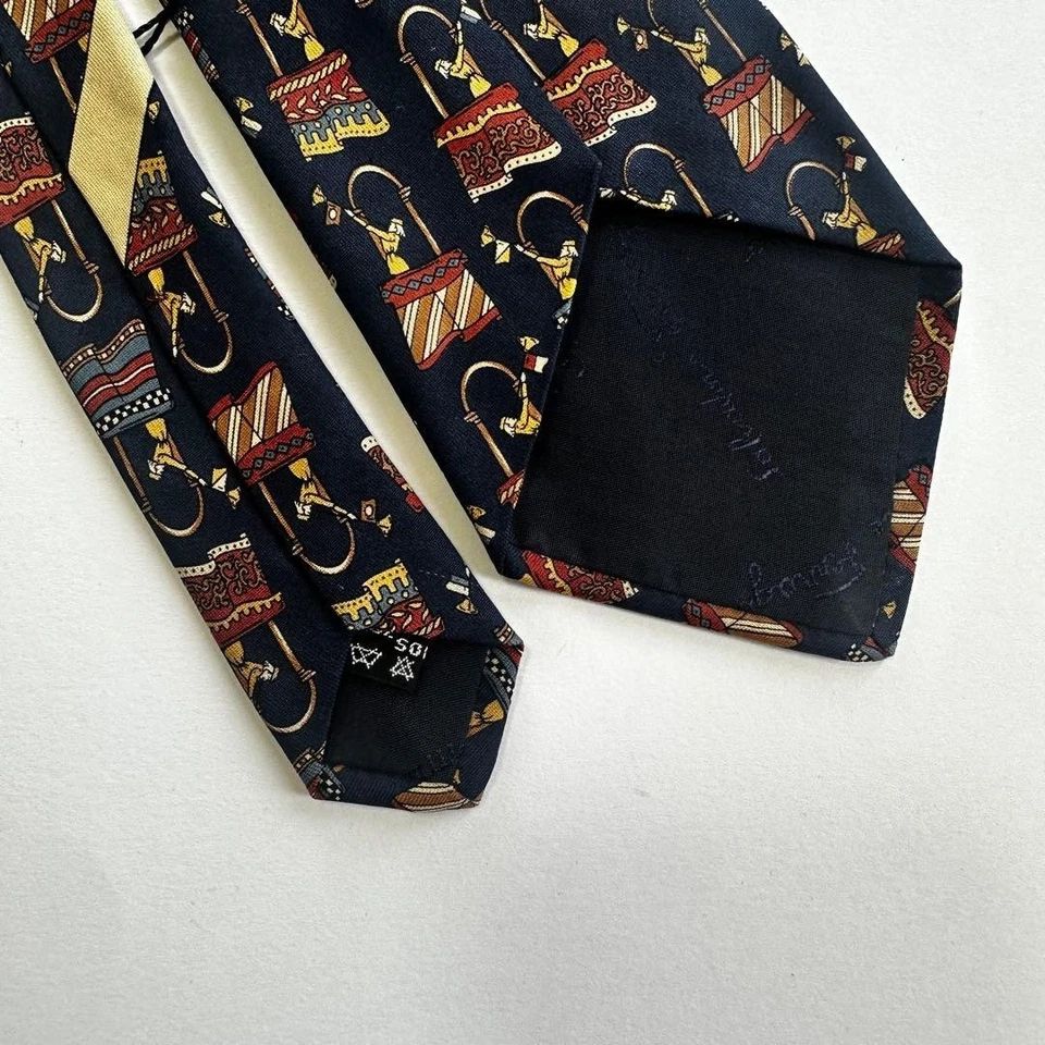 Salvatore Ferragamo Corbata por todas partes patrón geométrico auténtico... - Imagen 3 de 4