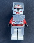 LEGO Star Wars  Clone Commander Fox Phase 1 Minifigure sw0202a 7681 NO CRACKS