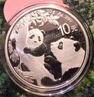 2021 Chinese Silver Panda 1 oz — photo from another recent sale