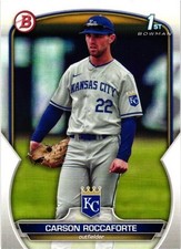 2023 Bowman Draft - Carson Roccaforte #BD-140 (RC)