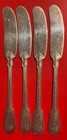 Four Vintage Tiffany and Co Sterling Small  Butter Knives — photo 2
