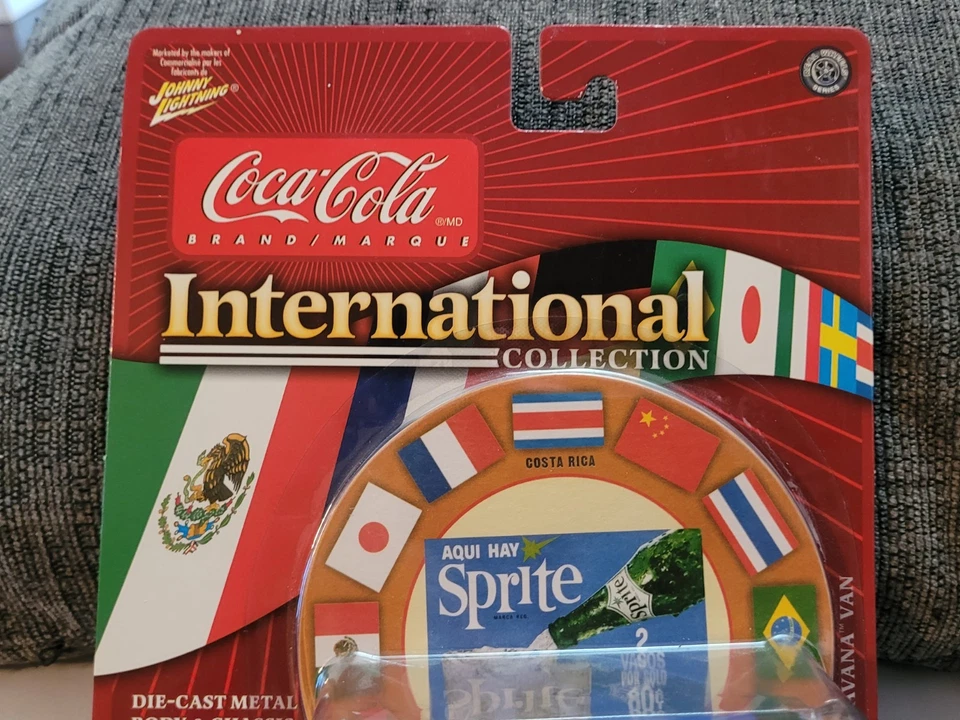 Johnny lightning WL  COCA COLA INTERNATIONAL  SPRITE 1999 GMC 2500 SAVANA VAN - Image 2 of 4