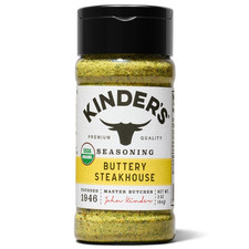 Kinder'S Organic Buttery Steakhouse Rub, Premium Quality Seasoning, MSG Free, US