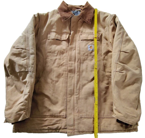 Vintage 90s Carhartt Artic C03 Quilted Brown Duck Jacket Men's XL Made in USA image 10
