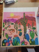 Ceaco Jigsaw puzzle,"Warm Desert Glow"300 Piece,Comes with Poster