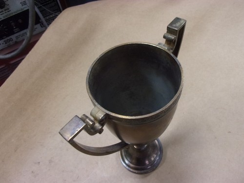 Antico Vintage Pesante 10" Dodge Inc. Trofeo con manico in metallo pressofuso senza incisioni US - Foto 7 di 16