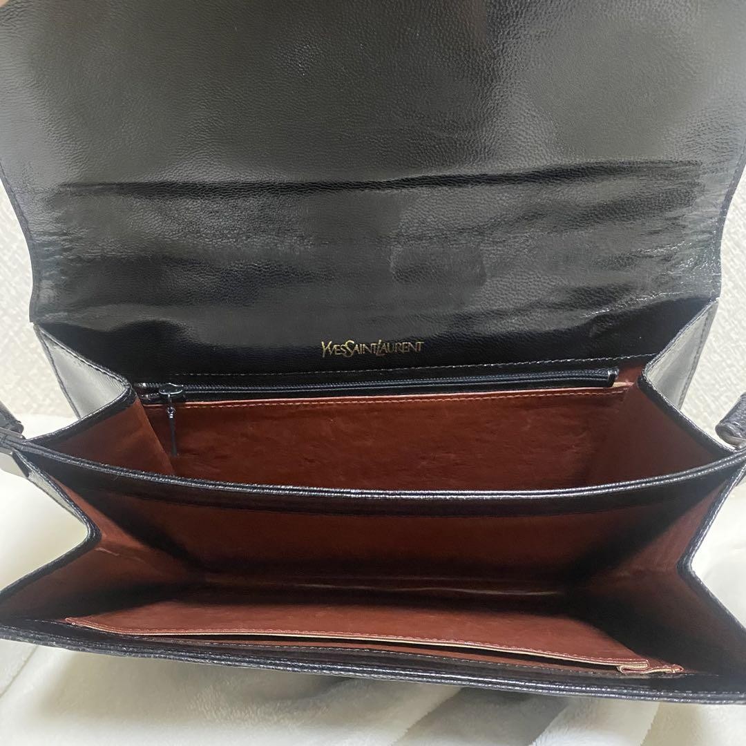 Borsa a tracolla Yves Saint Laurent YSL lucertola in rilievo originale