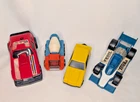VTG TONKA Vehicle Lot Pressed Steel 1979 Race Car USA Mixer Friction Action