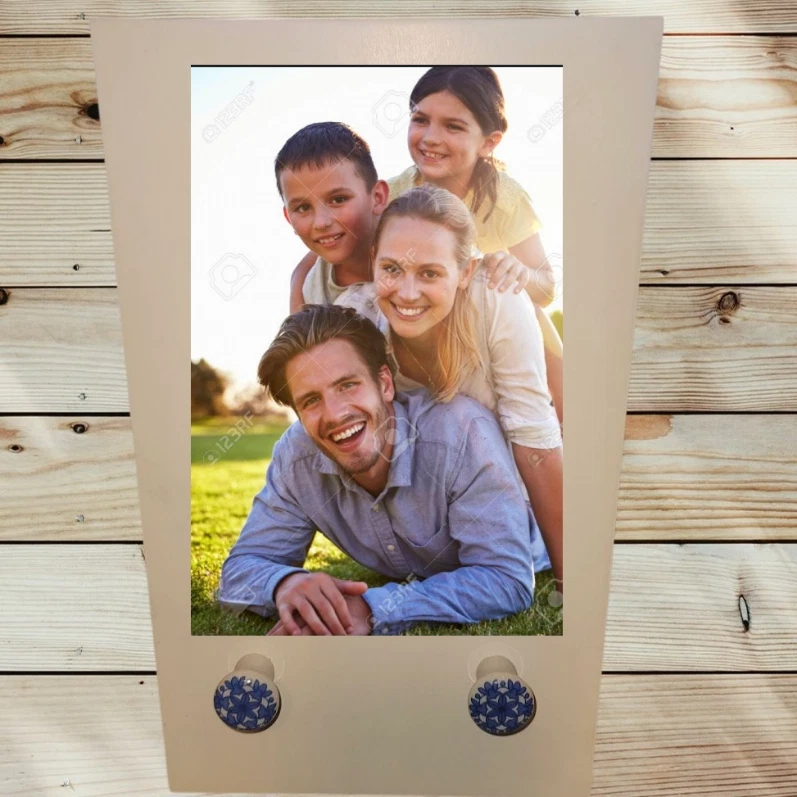 Wall Mounted PICTURE PHOTO FRAME with Ceramic Knobs Hooks - White - IKEA 2014 - Image 2 of 4