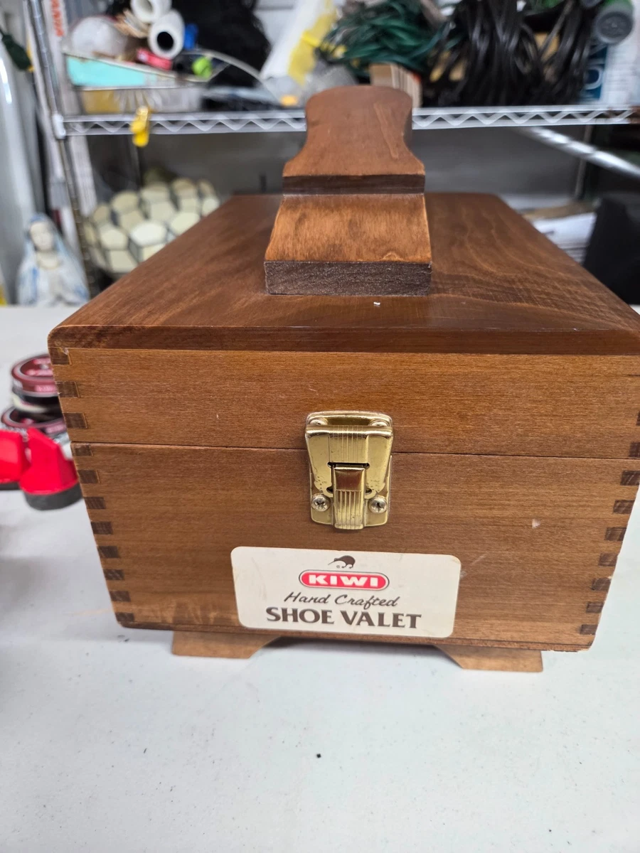 Kiwi Wooden Vintage Shoe Shoe Shine Boxes for sale | eBay