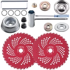 Plumia 9" X 36 Teeth Carbide Tipped Blades With Universal Adapter Kit,