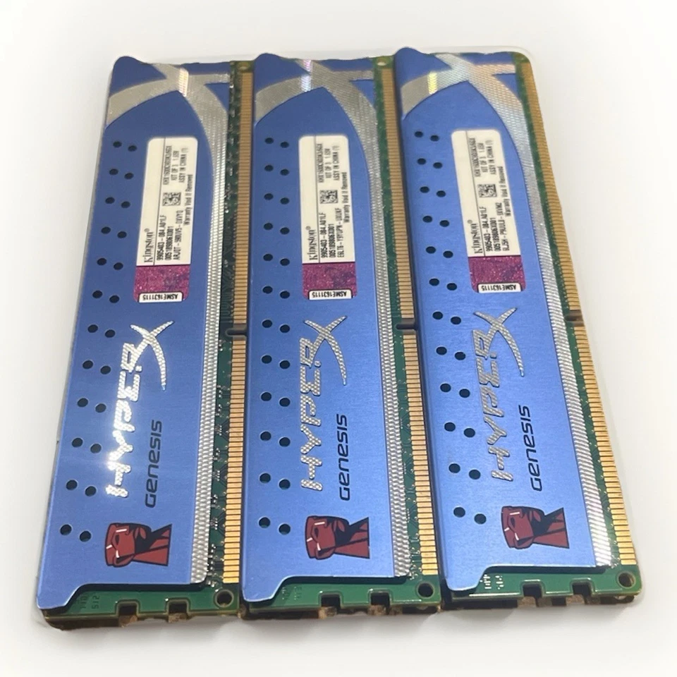 Kingston HyperX Genesis Blue KHX1600C9D3K3/6GX DDR3 SDRAM 3 × 2 GB sticks 1600MH - Image 2 of 3
