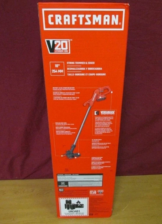 CRAFTSMAN CMCST915D1 V20 10" String Trimmer & Edger CMCST915D1  - Image 2 of 2