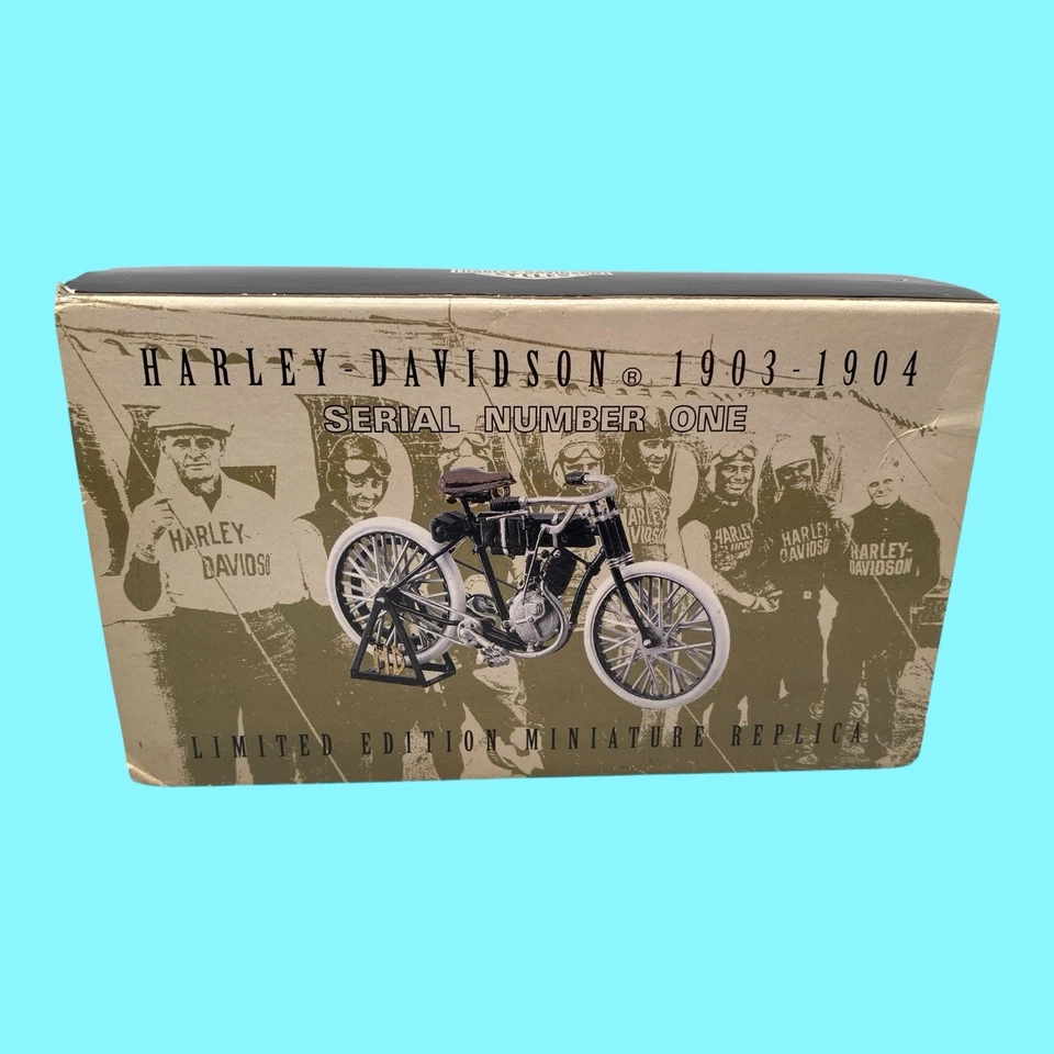 Harley-Davidson 1903-1904 Motorcycle Replica Ltd Ed Xonex 11511 Orig Box & Tin - Image 3 of 4