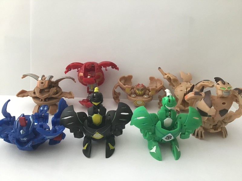 Lot of 8 1st generation bakugan new vestroia gundalian invaders