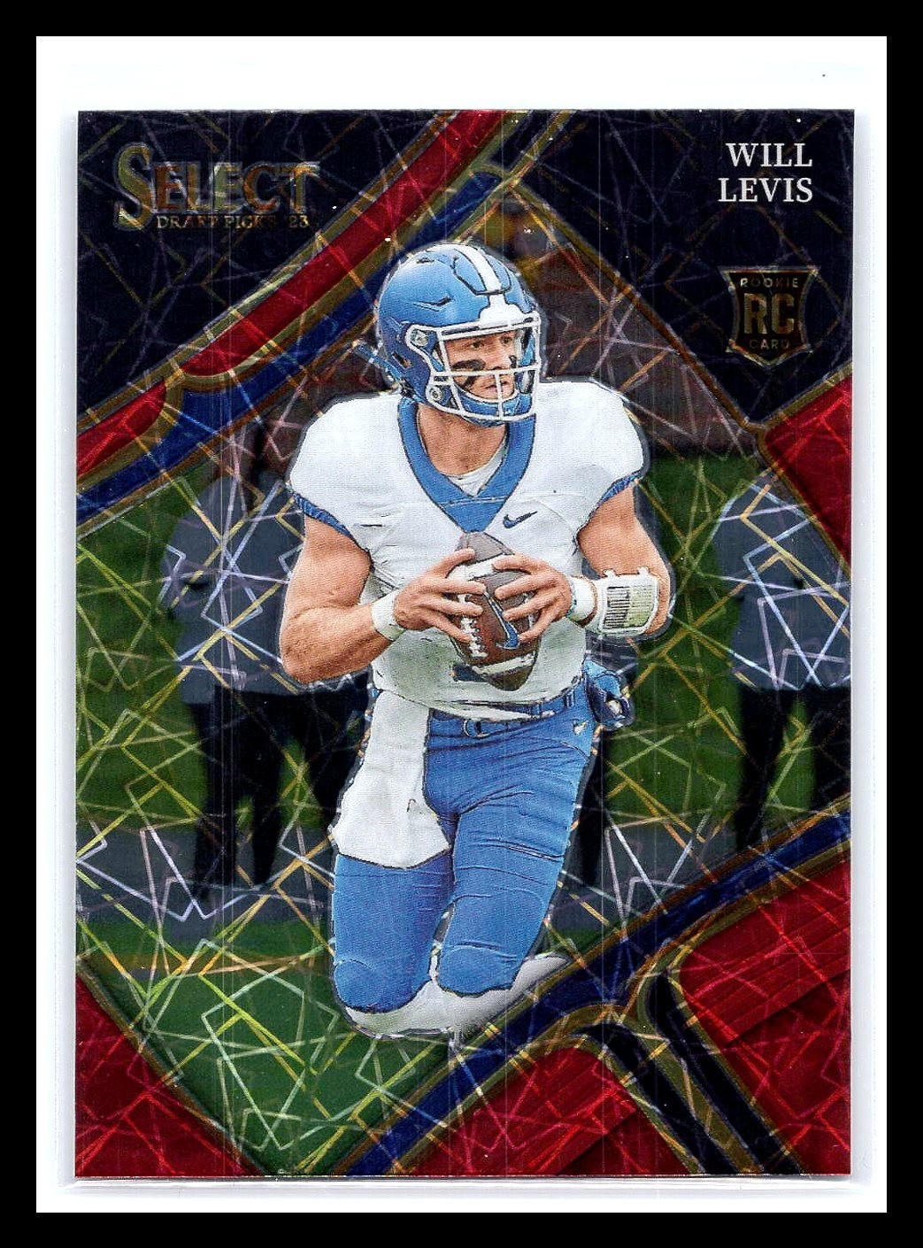 Will Levis 2023 Panini Select Draft Picks #103 Red Lazer Prizm Kentucky Wildcats