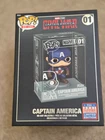 ❄️Funko Pop - Die-Cast Captain America #01  2021 Summer Con Exclusive