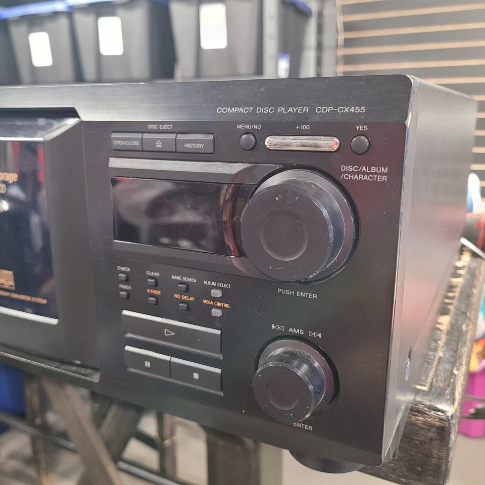 SONY CDP-CX455 400 Disc Changer Tested - Image 3 of 4