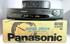 Panasonic NV-SD400B HDMI Super Drive VCR 4 Head VHS Recorder Brand New