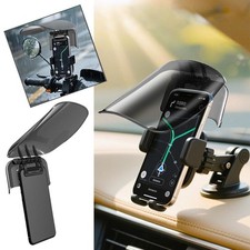 Motorcycle Mobile Phone Clip Sun Visor Multi Angle Portable Shade- Phone A8W4